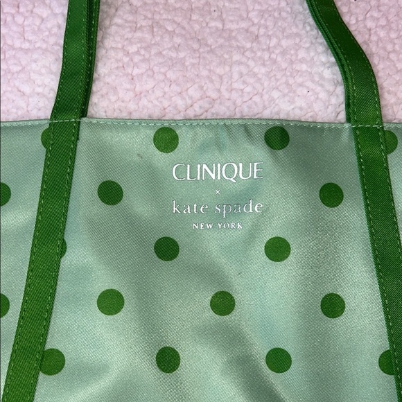 Kate Spade Green Polka Dot Tote Bag - Picture 5 of 7